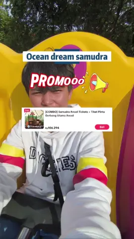 Sekarang sendiri dulu, next sama kamu kita hadapin semuanya berdua.☺️ #oceandreamsamudra #ancol #bermain #healingbarengkeluarga #jelajahakhirpekan 