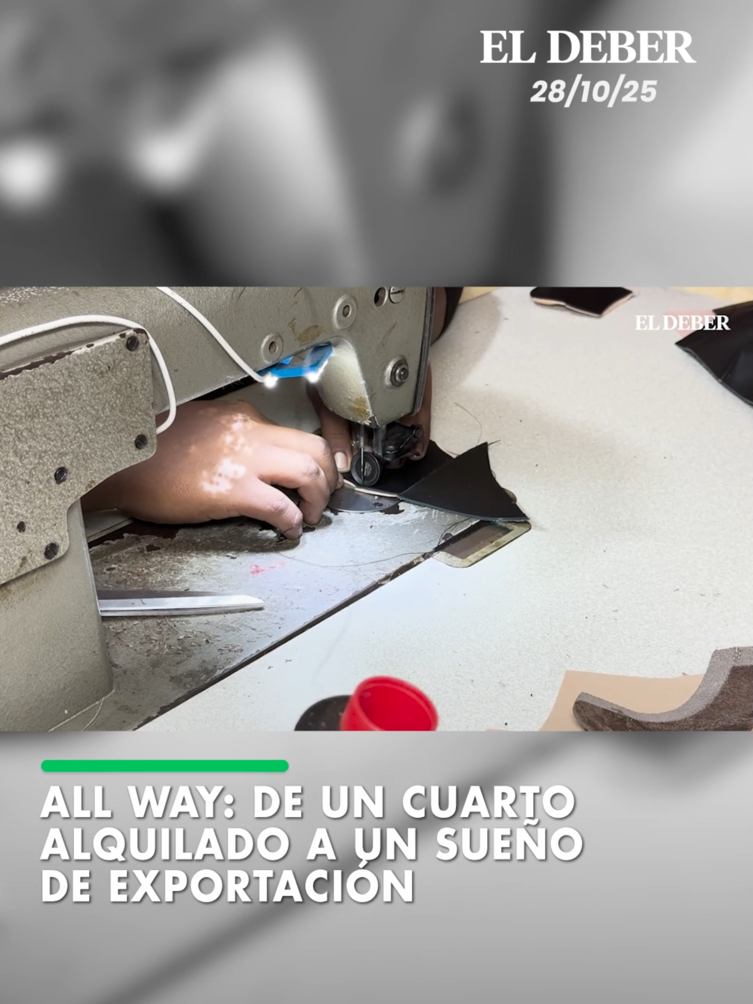 Con 5.000 bolivianos y un sueño, Alejandra Llusco fundó All Way Bolivia, una marca de calzados para varón que hoy fabrica zapatos de cuero 100% legítimo y vende en todo el país. Su historia es un ejemplo de perseverancia y del talento femenino que impulsa la industria nacional. #ElDeber #Historias #Bolivia #SuHistoriaCuenta 📹 Samuel Cortéz