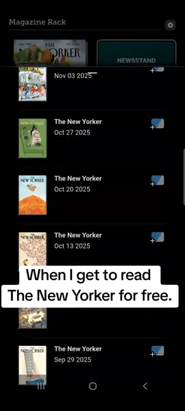I love the LIBBY APP!  @Libby App  #BookTok #fyp #newyorkcity #library #magazine 