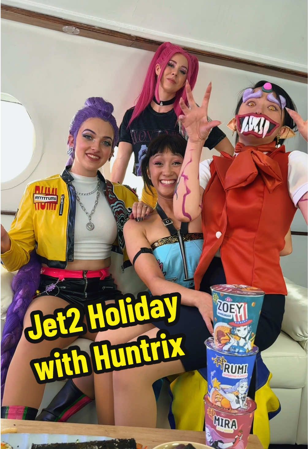 Jet2Holiday the Huntrix way… #kpopdemonhunters #jet2holidays #kpop #comedy #huntrix 