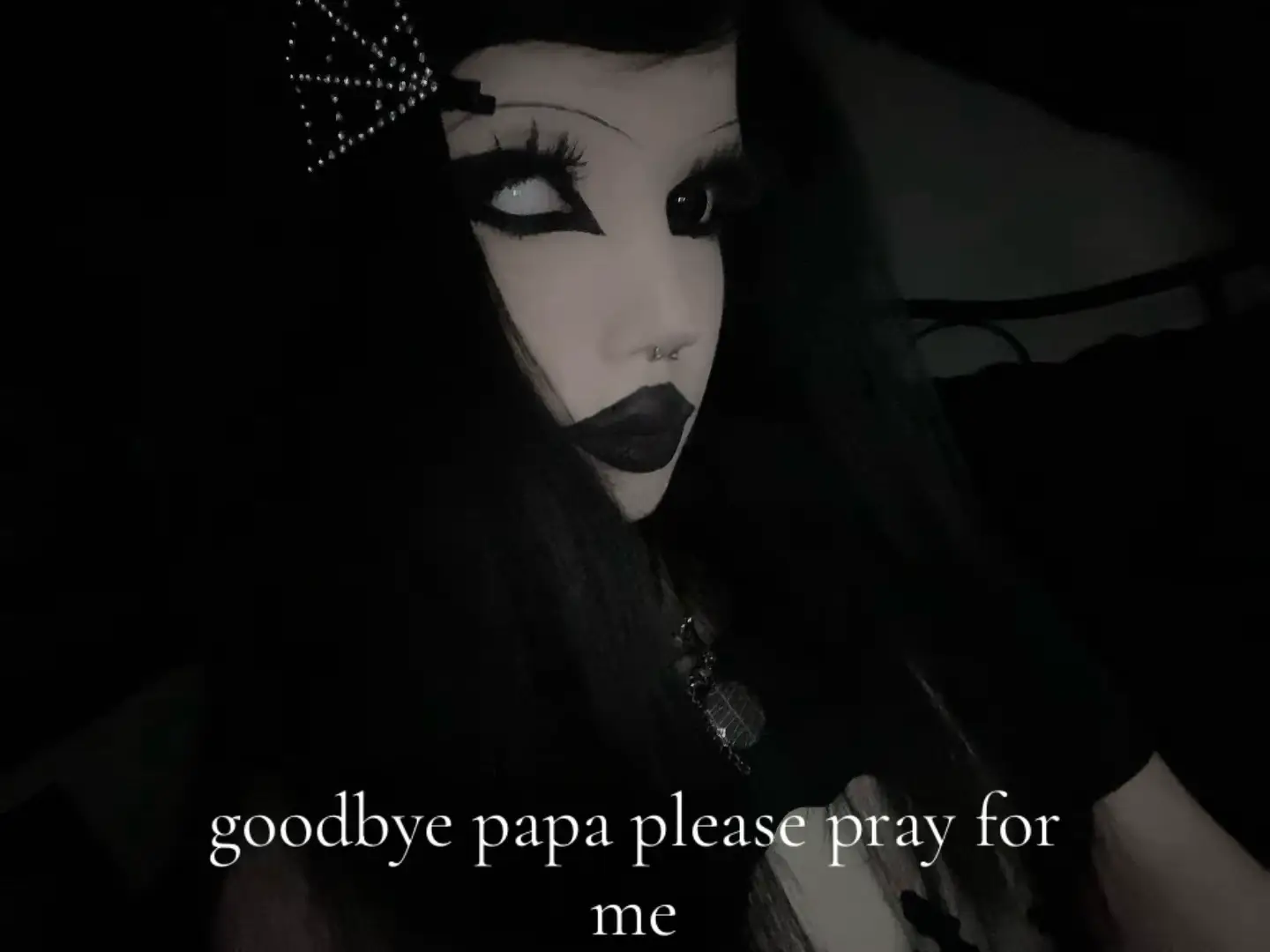 contacts from @EYEVOS OFFICIAL 🫀 #goth #alt #fyp #halloweenmakeup #blacksheep 