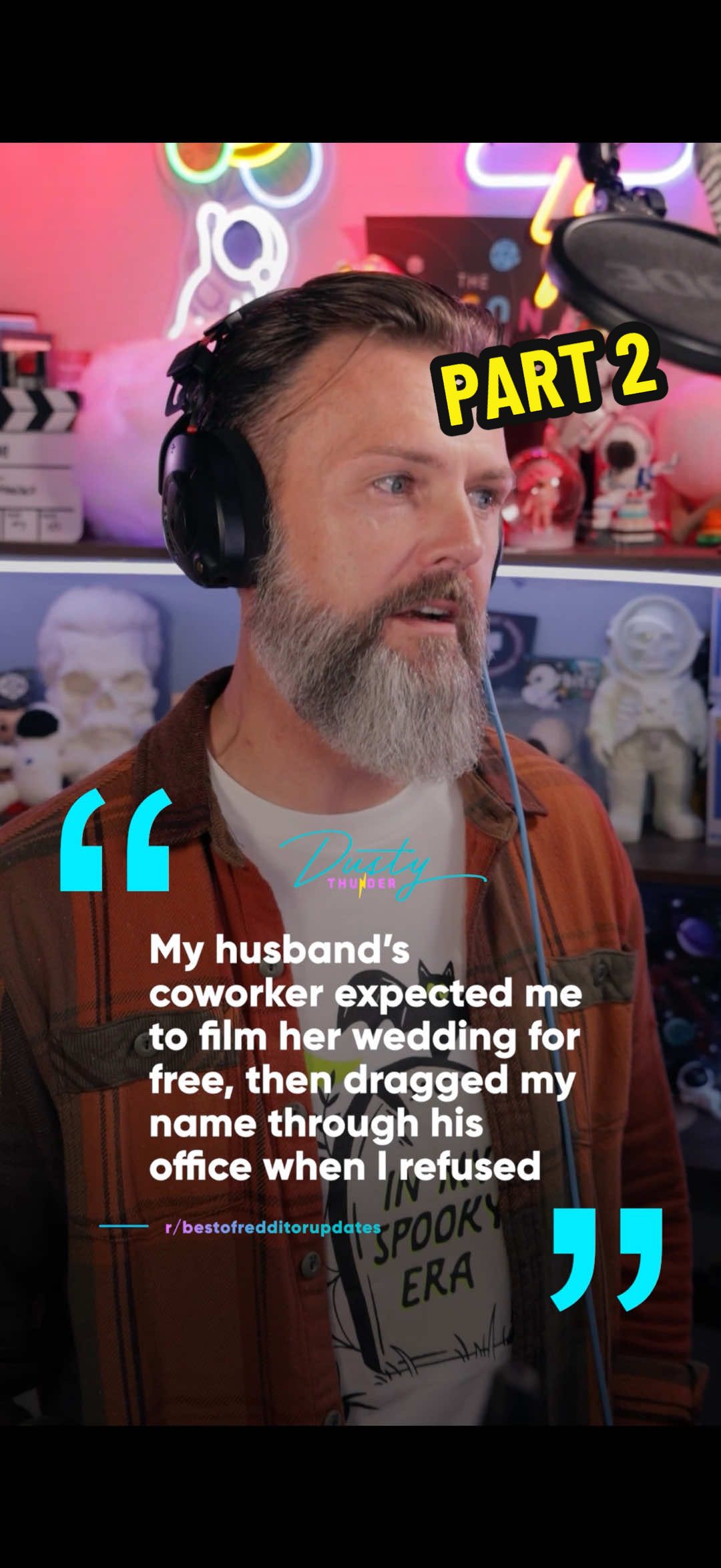 Replying to @Dusty Thunder the one with the ENTITLED BRIDE… PART 2! “My husbands coworker expected me to film her wedding for free, then dragged my name through his office when I refused.” #redditstory #storytime #redditstories #reddit_tiktok #wedding 