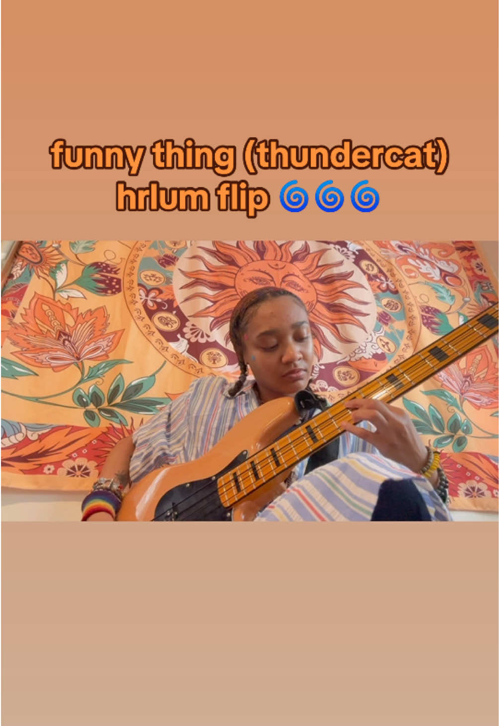 @Thundercat said: do you mind if i wild out? a little 🌀🌀🌀 #hrlumflip #music #bass 