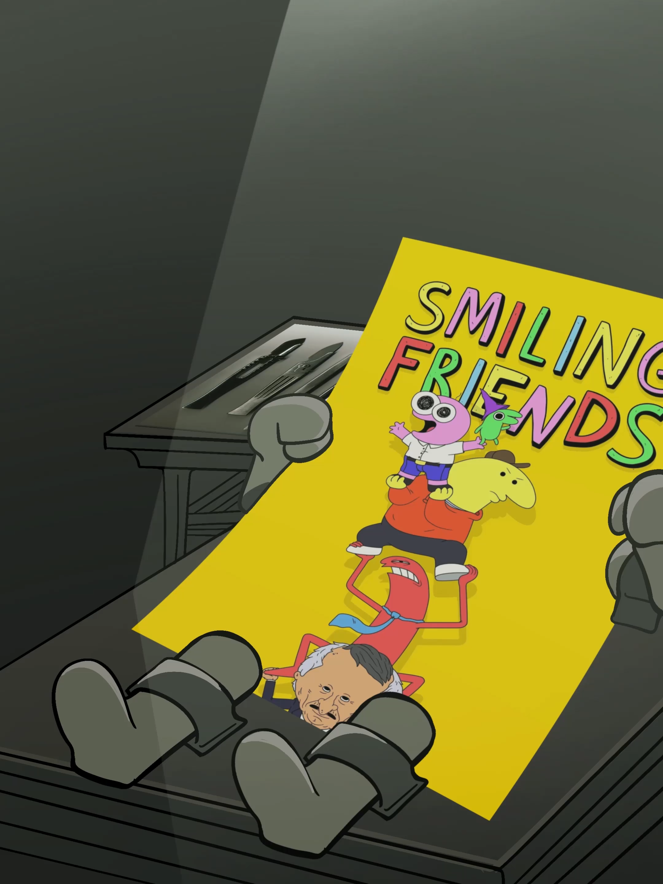 Your Honor, In MY Defense, Adult Swim did it first with the Smiling Friends x Dragon Ball Z, and I had to disagree bc in my opinion, If Smiling Friends was any anime, it would be Nichijou 2011, your honor. #animation #smilingfriends #adultswim #anime #meme