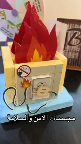 مجسمات الامن والسلامة#مجسمات #الامن_السيبراني #الامن_والسلامه #منسقة #مطويات 