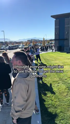 This was at 10 am when Deseret book opened 😳 it took me 2.5 hours to get them #deseretbook #garments #lds #latterdaysaint #mormon 
