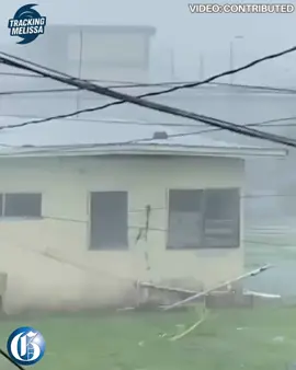 Savana La Mar Public General Hospital roof completely torn off...🇯🇲🙏 #pray  ##hurricanemelissa #Jamaica #fyp 