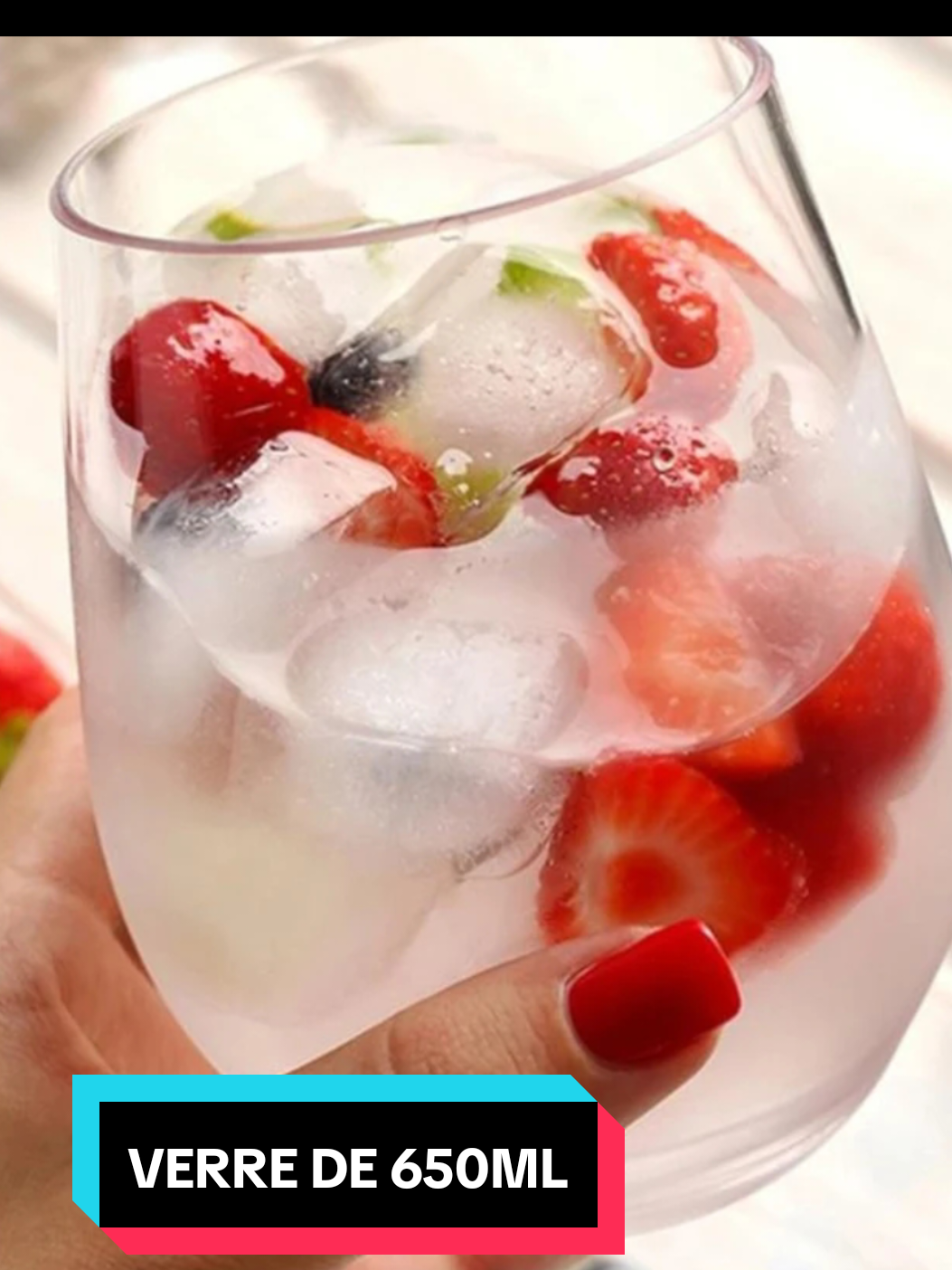 Verre de 650ml (eau, jus, cocktails) #verre #eau #cocktail #benintiktok🇧🇯 #realcreator 