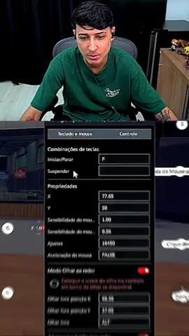 Bak explica como funciona o método de soltar o cursor no emulador #loudbak #freefirebr #clipsff