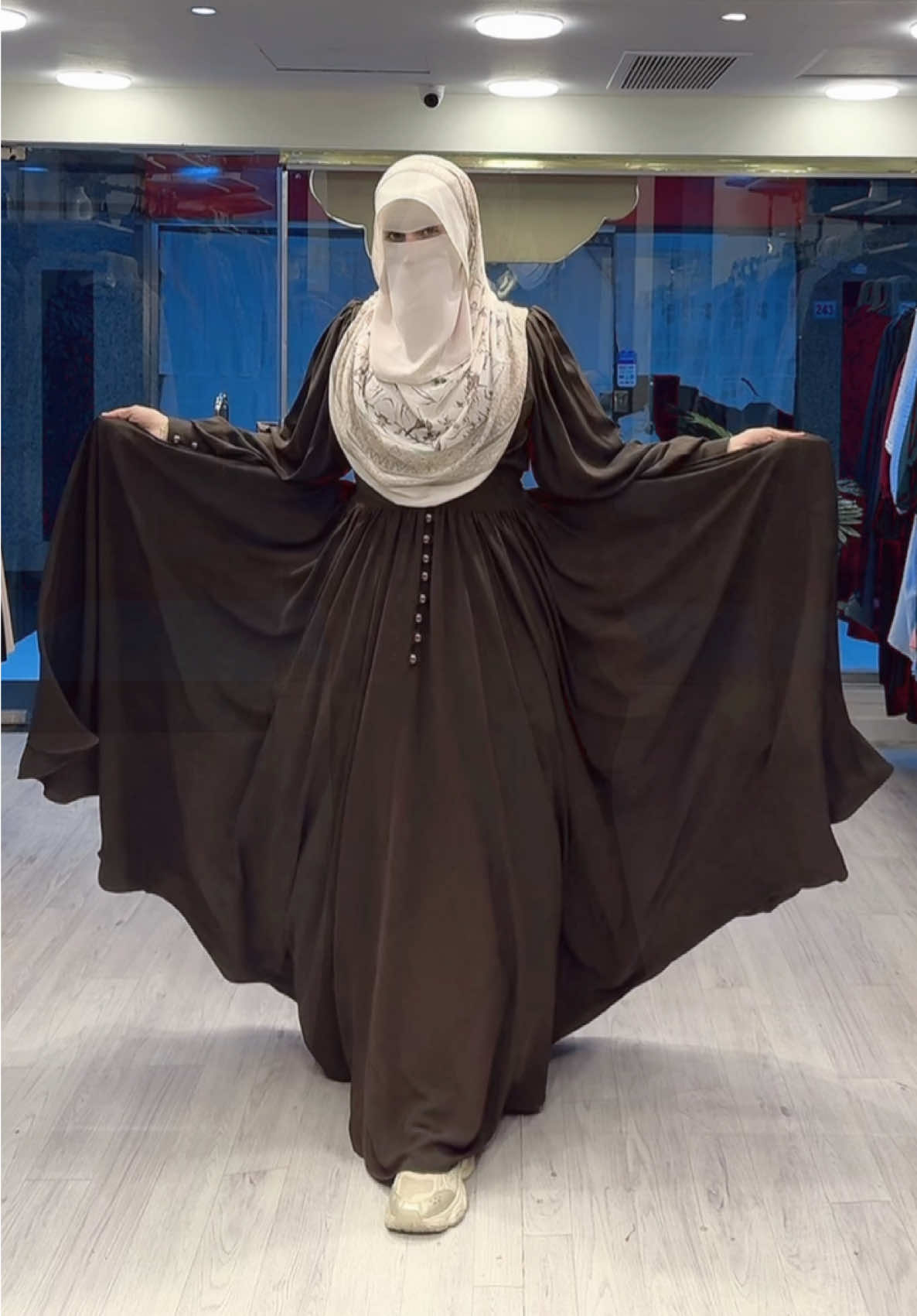 ‏Princess Dress 🤎🤎✨‏WhatsApp 01094923523 📍العنوان ((الجيزة شارع الهرم الرئيسي مزار مول (كارفور) الدور الثاني متجر عائشة حجاب )) المول محطة شارع ضياء‏#reham_taher #dress #aisha_hijab #modest #hijab