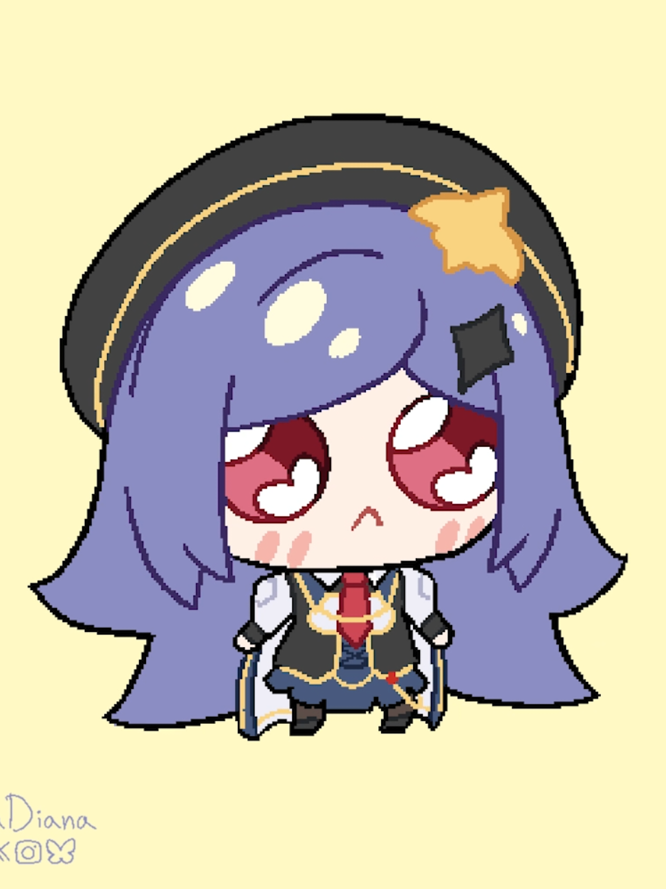 A break from vocaloid stuff, because I feel this game is being slept on and I must spread the word about Stella Sora! This is Iris btw #stellasora #animation #gacha #cute 