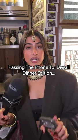 A sneak peek into last night’s annual Diwali & Bandi Chhor Divas dinner...✨ Passing The Phone To TikTok Trend SheerLuxe Diwali Dinner 