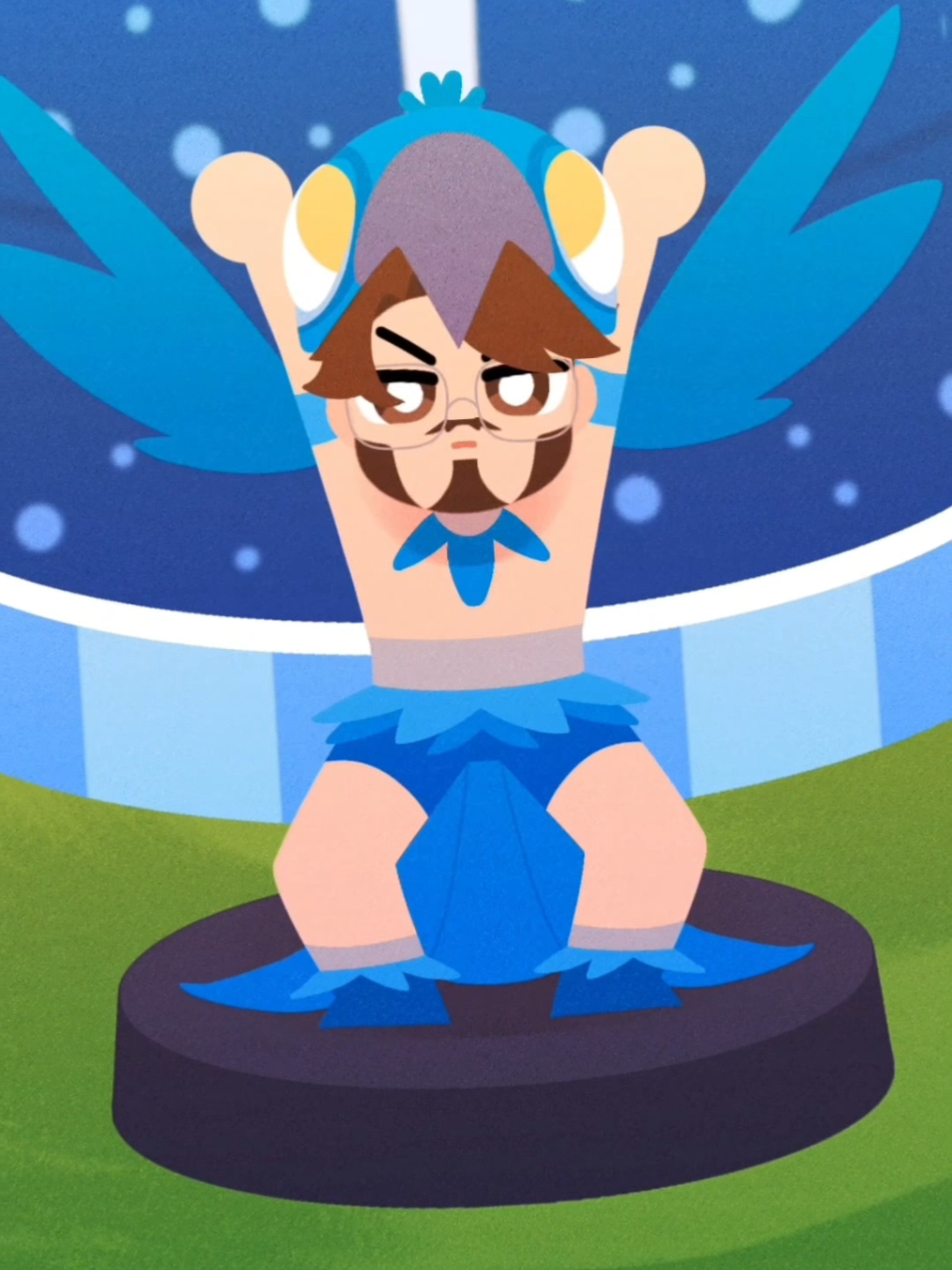 COME TO BRAZIL!! 🇧🇷  Animation commission for @bbnotiktok 🫠💗✨️ #Bbno #animation #fyp 