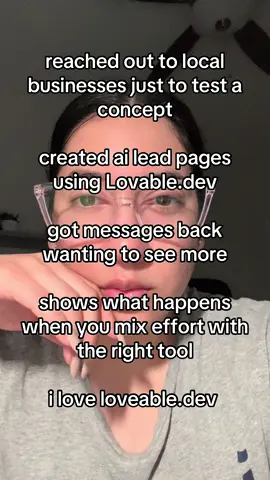 loveable.dev has been a game changer 🤌🏻 #ai #aitools #websitebuilder #loveable #nocode 