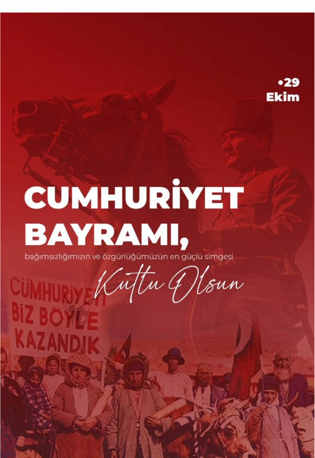 🇹🇷 Türkiye Cumhuriyeti 102 yaşında! Cumhuriyetimizin ilanının 102. yıl dönümünde, başta Ulu Önderimiz Gazi Mustafa Kemal Atatürk ve silah arkadaşları olmak üzere tüm kahramanlarımızı saygı, özlem ve minnetle anıyoruz.  29 Ekim Cumhuriyet Bayramımız kutlu olsun. 🇹🇷
