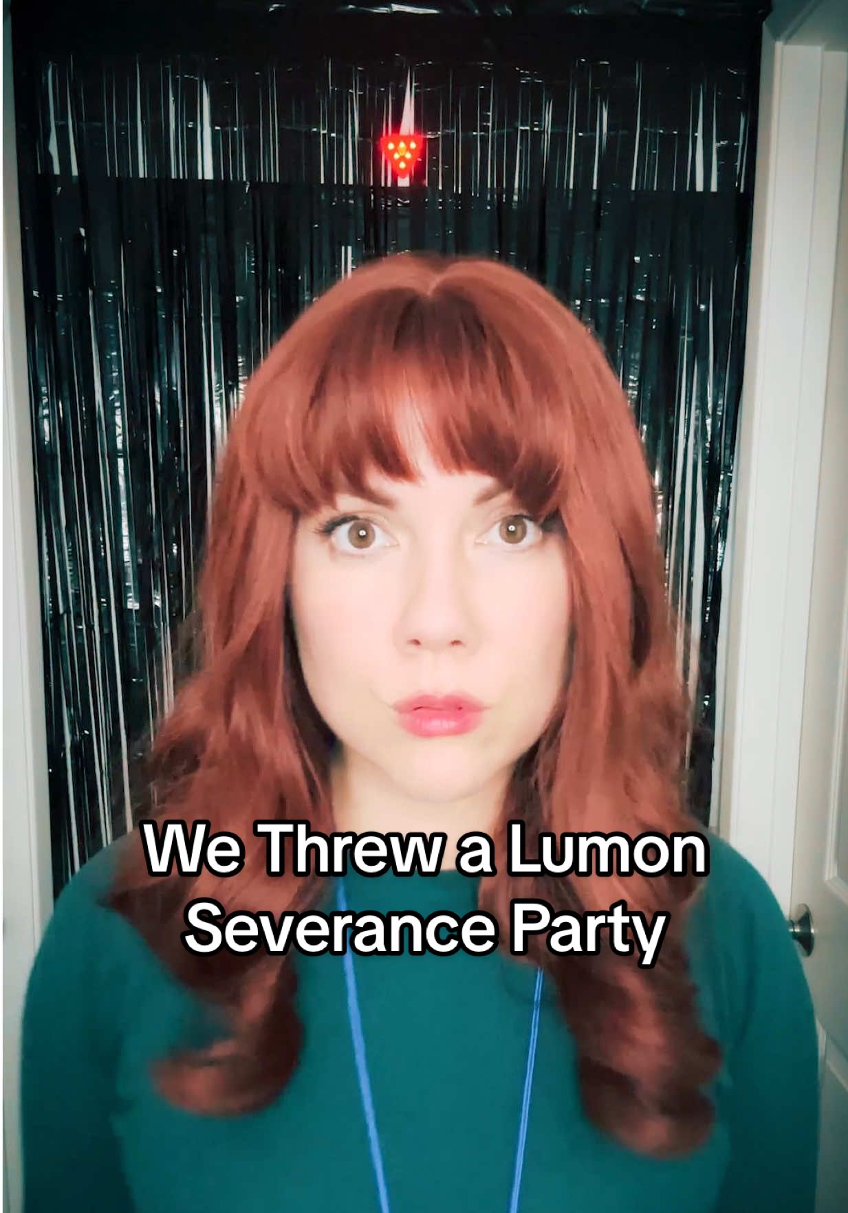 Our outies had no memory of this… but the Innies had the time of their lives. 🧇🧠📊💼🎉 #severance #severanceparty #lumon #lumonparty #innie  