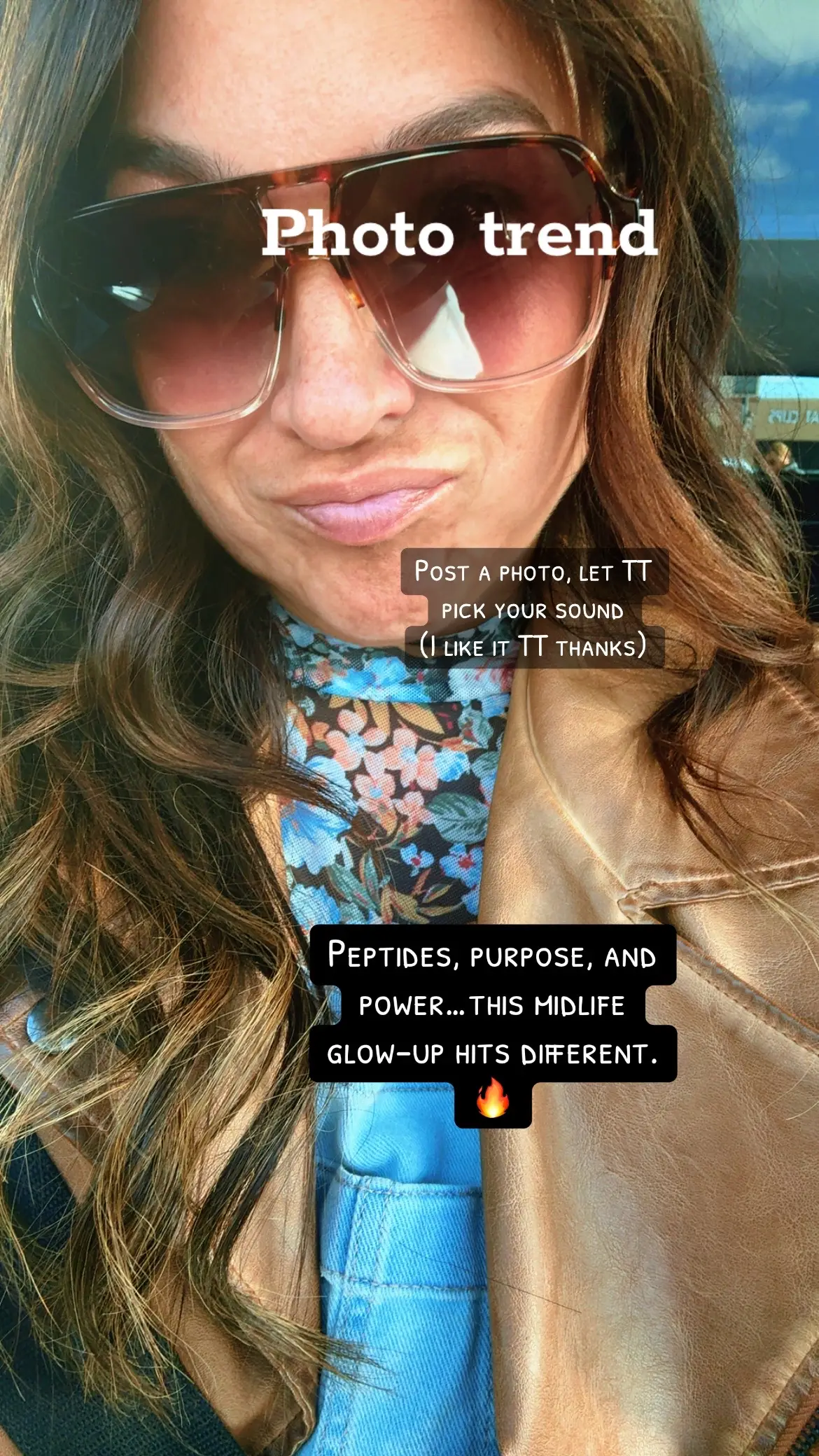 TikTok chose the sound. I chose the growth. Midlife isn’t a decline…it’s the ultimate glow-up when you start healing, aligning, and living with intention. 🌸 That’s the heart of my journey with EllieMD…helping women feel vibrant, confident, and fully alive again. #elliemd #phototrend 