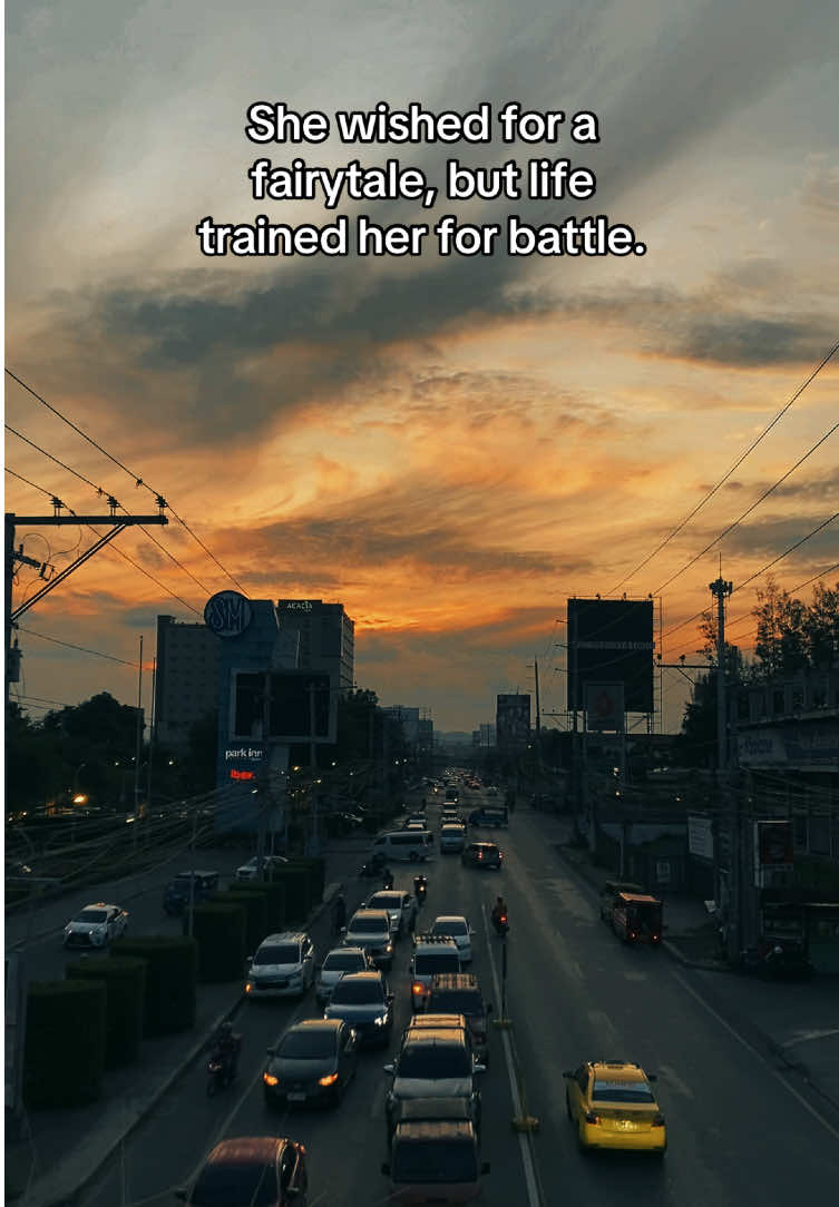 Is this what they call “Princess at heart. Warrior by fate?” HAHA #foryou  #sunset  #fyp 