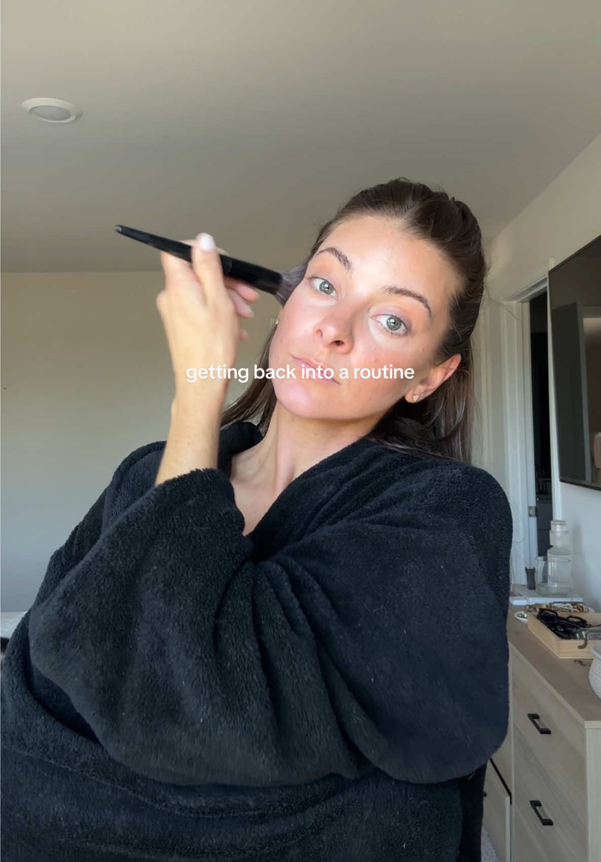 here’s to holding myself accountable and getting back into a routine 🫶🏼  #gettingoutofafunk #morningroutine #voiceovervlog #postweddingblues #relatable 