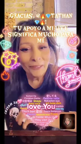 🔥💎TATHAN💎🔥, gracias por tu valioso apoyo en mi LIVE. Seguiré esforzándome para crear contenido LIVE aún mejor.@🔥💎TATHAN💎🔥 #tiktoklive #livehighlights #livegift #sunglasses #loveyou 