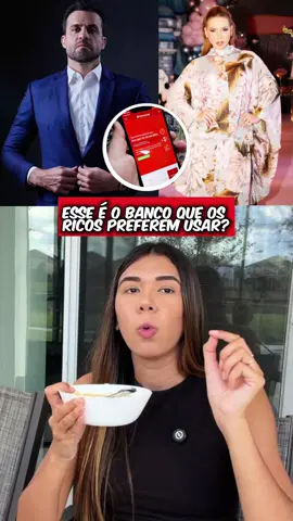 Afinal, qual é o banco que os ricos usam? 🤔 #thaysassis #banco #rico #pobre #dinheiro 