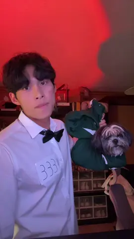 Who tryna be my 222 this Halloween 😭 #fyp #asian #korean #333 #squidgame 