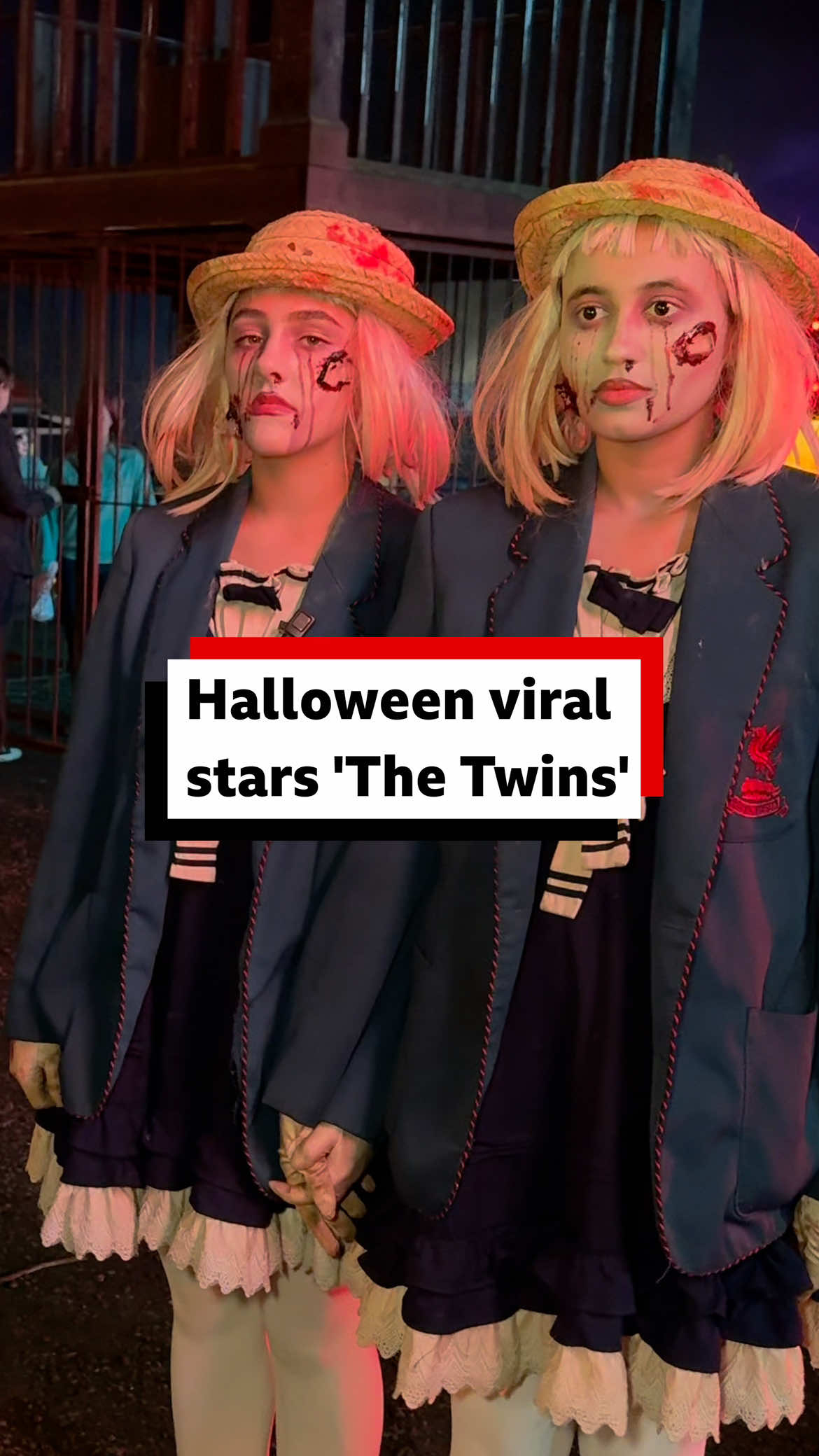 #TheTwins at #Tulleys are always a terrifying treat! #shocktober #fyp @Tulleys Shocktober Fest 
