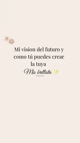 Mi visión del futuro es que tu mujer sientas que no estás sola .. Que no te sientas menos y que brilles con tu luz propia 🌟✨.. #crezcamosjuntas🤜🏻💖🤛🏻 #brillista #amorpropio 