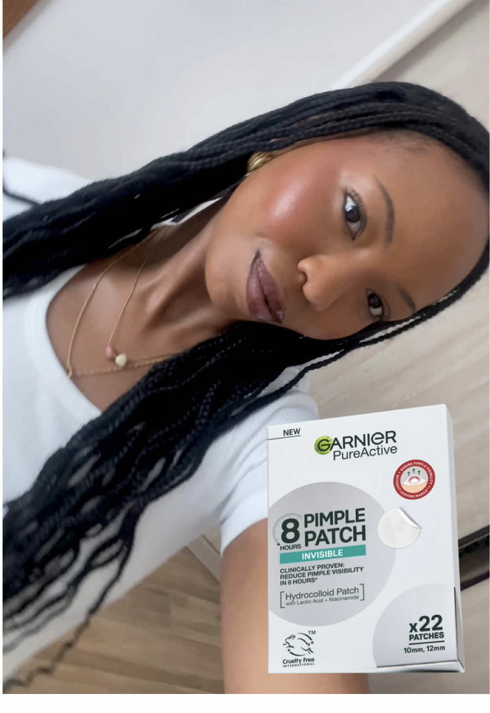 See clearer skin in hours with our Pimple Patch, not days! #garnierea #garnierIAMPROOF #garnierpureactive #garnierpatchitdontpopit #fyp