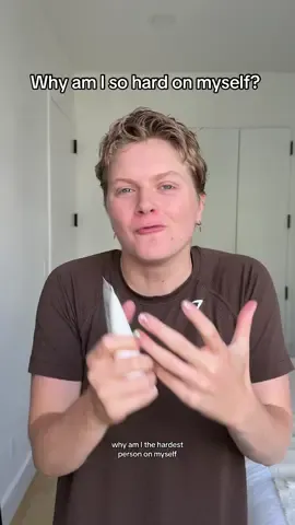 I am my biggest critique. Can anyone else relate? #fyp #relatable #MentalHealth  #selfgrowth 