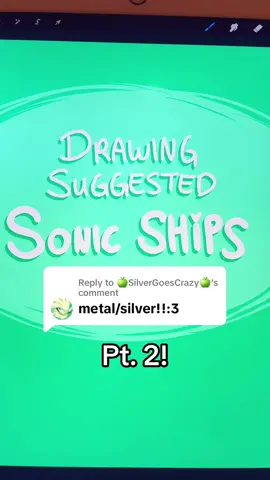 Replying to @🍏SilverGoesCrazy🍏 Drawing Suggested Sonic Ships - Pt. 2 - Metal x Silver! 💙🤍 This was a brand new ship for me! I had a lot of fun drawing this tho!  #sonicthehedgehog #silverthehedgehog #metalsonic #metilver #shipart 