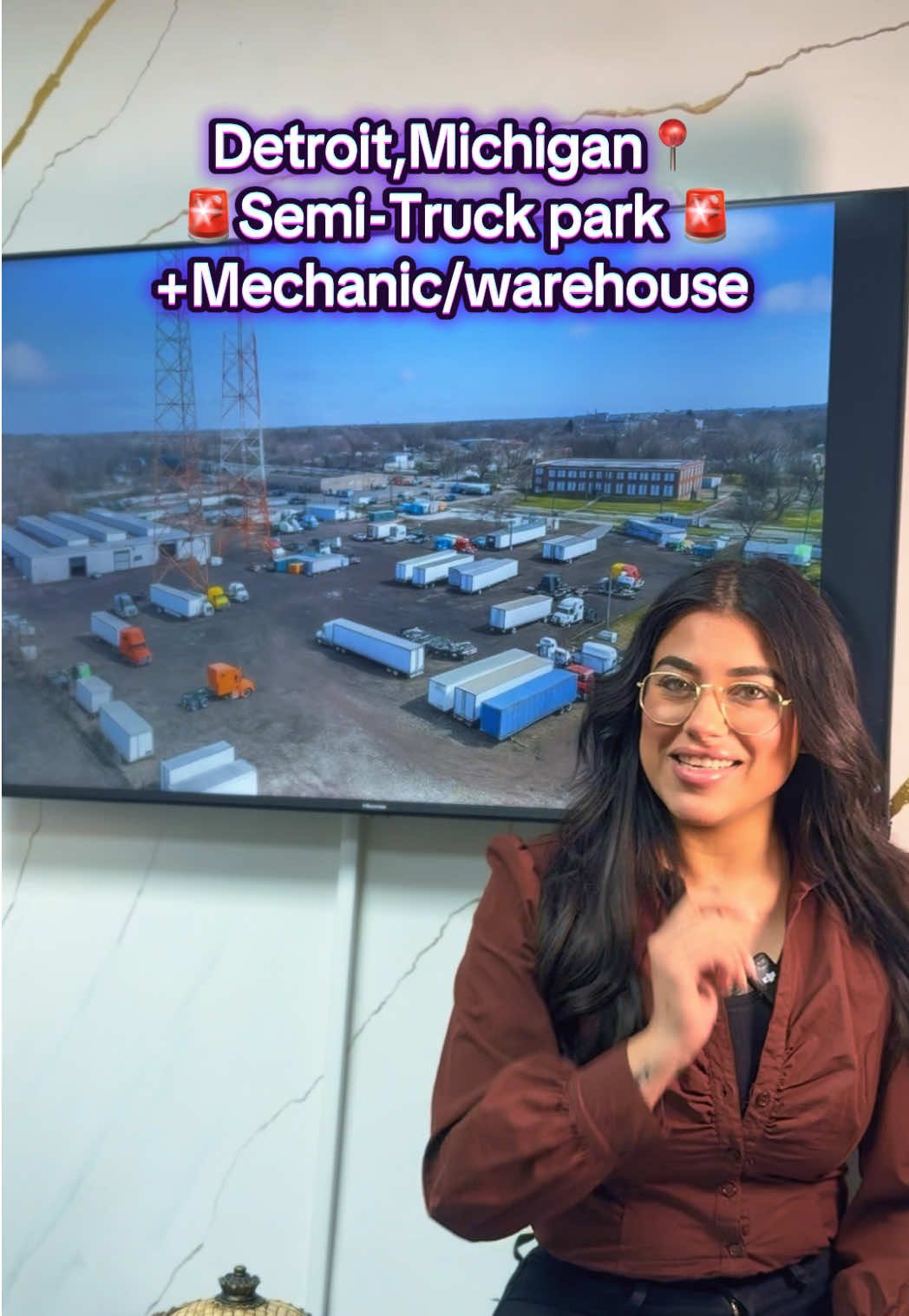 Semi truck park for sale in Detroit, Michigan 📍 70,000 sq ft land contract available contact (248)416-7498 serious inquiries @Beyond the Market with Nahar #michiganrealestate #dearborn #michigan #fyp #detroit 