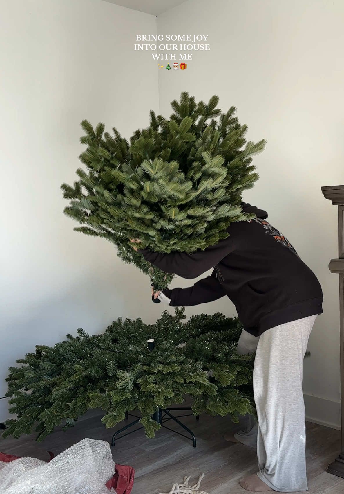 t’was October 28th when all through the house… ✨🎄 #Lifestyle #christmas #decor #momof3 