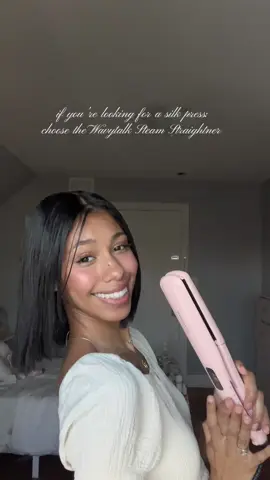 thought all steam tools were the same? think again 😄🌸 @wavytalkofficial #wavytalk #wavytalkPartner #curlyhair #silkpress 