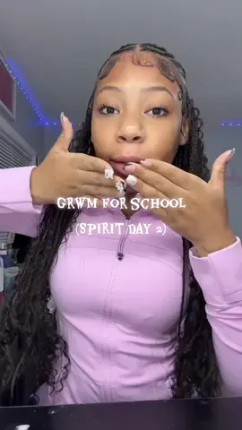 grwm for school !! 🌸 #foryoupage #grwm 