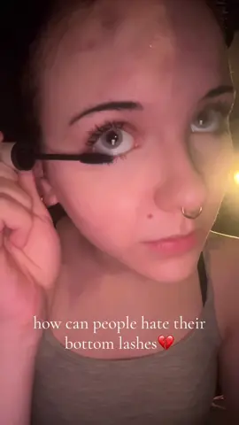 i love mine #bottomlashes #lashes #mascara #fyp #makeup 