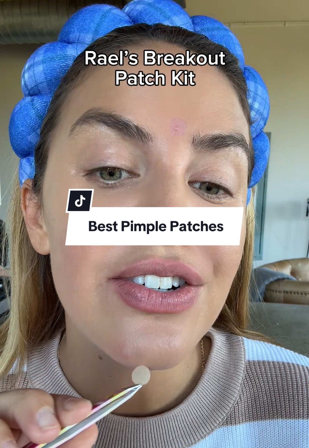 While my hormones are doing the most, the patch is doing the Lord’s work 😂 @Rael #raelpartner #acnepatch #pimplepatch #acne #clearskin 