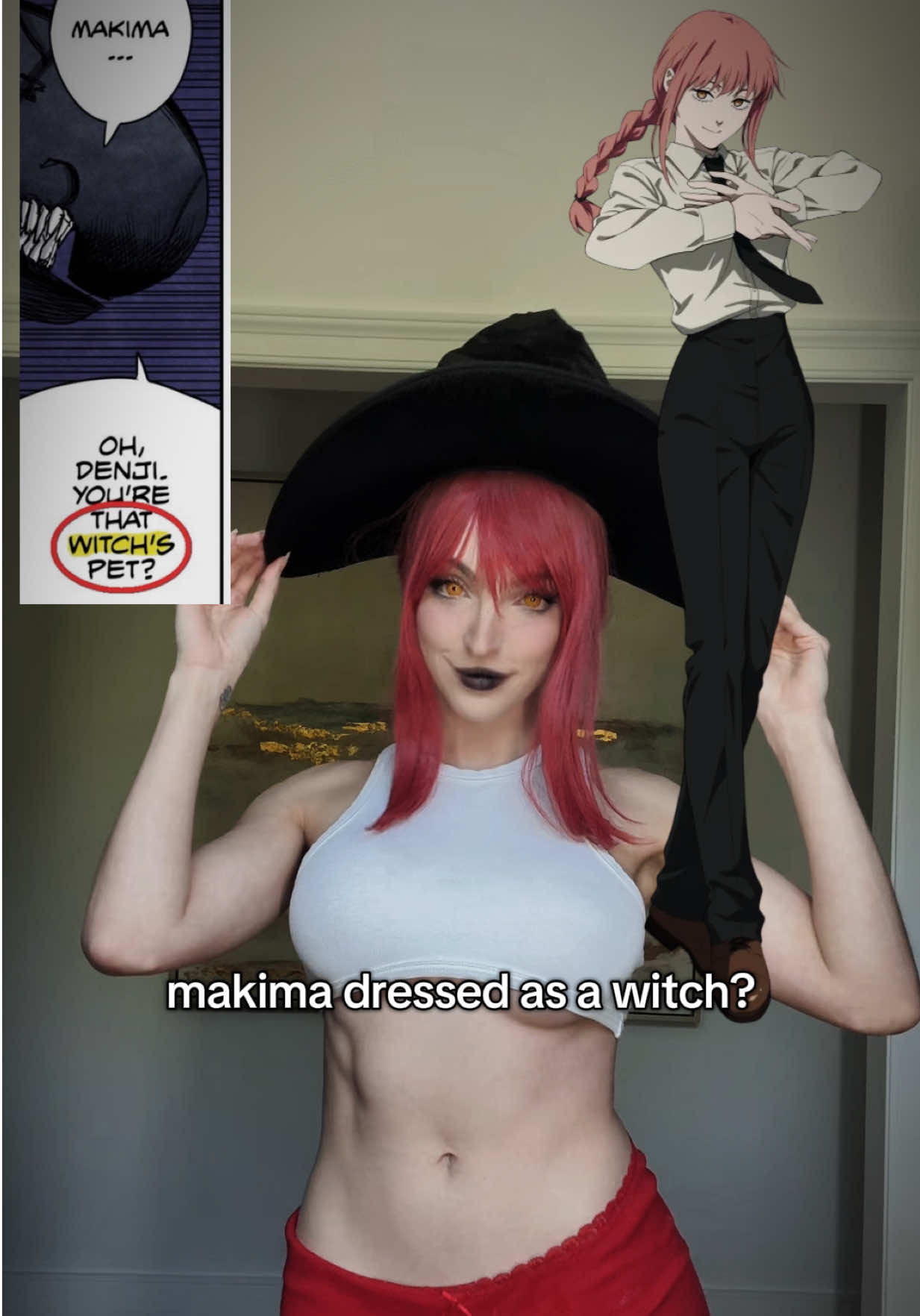 witch makimaaaa 🧙 just saw the movie last night AAA #chainsawman #makima 