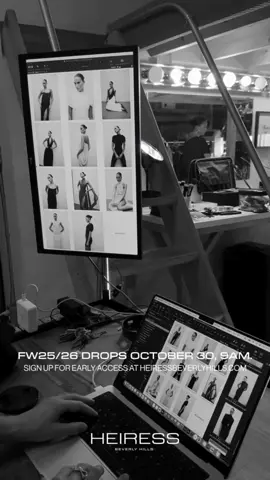 FW25/26 drops October 30 at 9AM EST. Sign up for early access before it’s gone.  The new Heiress Beverly Hills — slow fashion, sculpted silhouettes, and timeless fabrics designed to flatter every body. #HeiressBeverlyHills #LuxuryFashion #Rebrand #SlowLuxury #TimelessStyle   