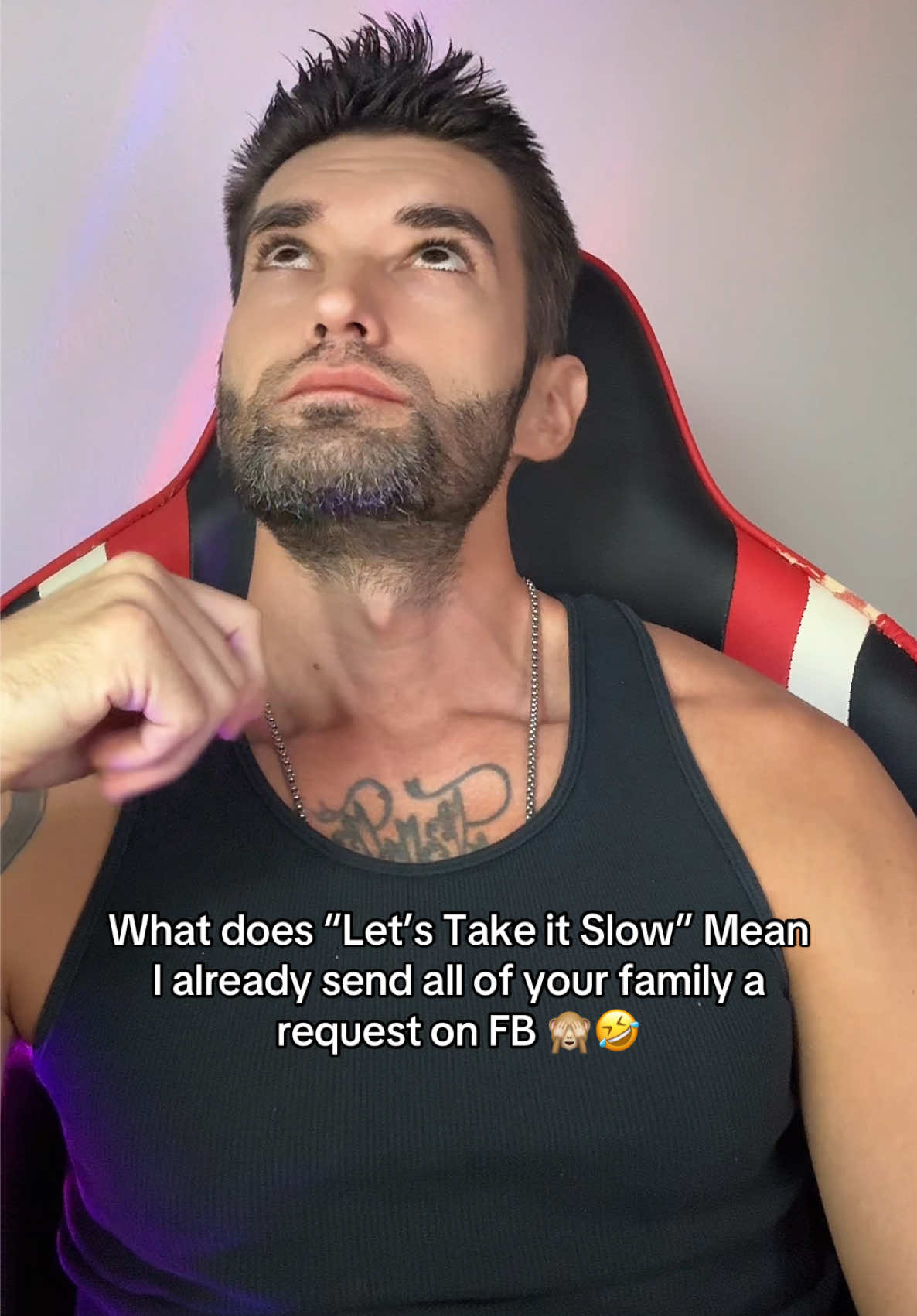 What does “Let’s Take it Slow” Mean I already send all of your family a request on Facebook 🙈🤣 #MrEuropeanTv #dating #comedy #twitchstreamer #fyp 