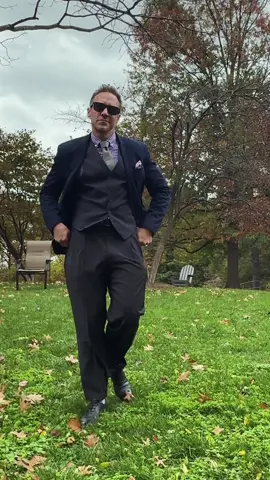 ‘Tis Autumn  Dress with Intent Love with Purpose Hair: @KEVIN.MURPHY  Sunglasses: @Ray-Ban  Necktie: Handmade  Shirt: @vineyard vines  Waistcoat: @Polo Ralph Lauren  Blazer: @ZARA  Belt: @Anson Belt & Buckle  Watch: @Orient Watch USA  Pants: @Jos. A. Bank  Shoes: @Cole Haan 