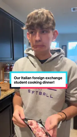 @alessandro.salimei Bahahahahaha this was too fun! And super good! #foreignexchangestudent #foryoupage #funnyvideo #cooktok #viral 