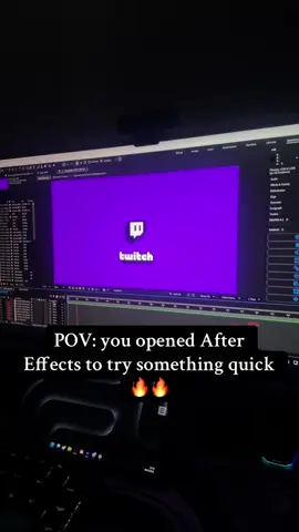 ps: took 11 hours of pain🫠 #motiondesign #aftereffects #workspace #twitch 
