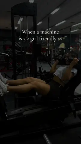 Shorty leg presses are hard to come by these days 🫠  #gymgirl #gym #short #legday 