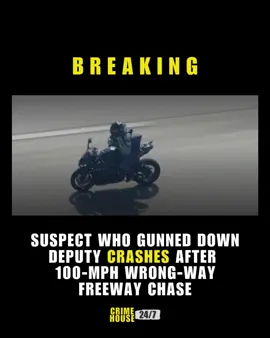 A motorcyclist suspected of fatally shooting San Bernardino County Sheriff’s Deputy Andrew Nuñez during a domestic violence call in Rancho Cucamonga was captured after crashing on the 210 Freeway. The suspect fled on a motorcycle around 1:30 p.m., reaching speeds over 100 mph and driving into oncoming traffic before colliding with a car near exit 56 in Ontario. He was seen injured but conscious and was airlifted to a hospital. Earlier, deputies had surrounded an apartment complex on Hollycock Drive, where a bloody vest and a shattered patrol car window were found. A gun was later spotted on the freeway, and officials plan to release more details this afternoon. #CrimeNews #BreakingNews #CrimeHouse #California #TrueCrime 