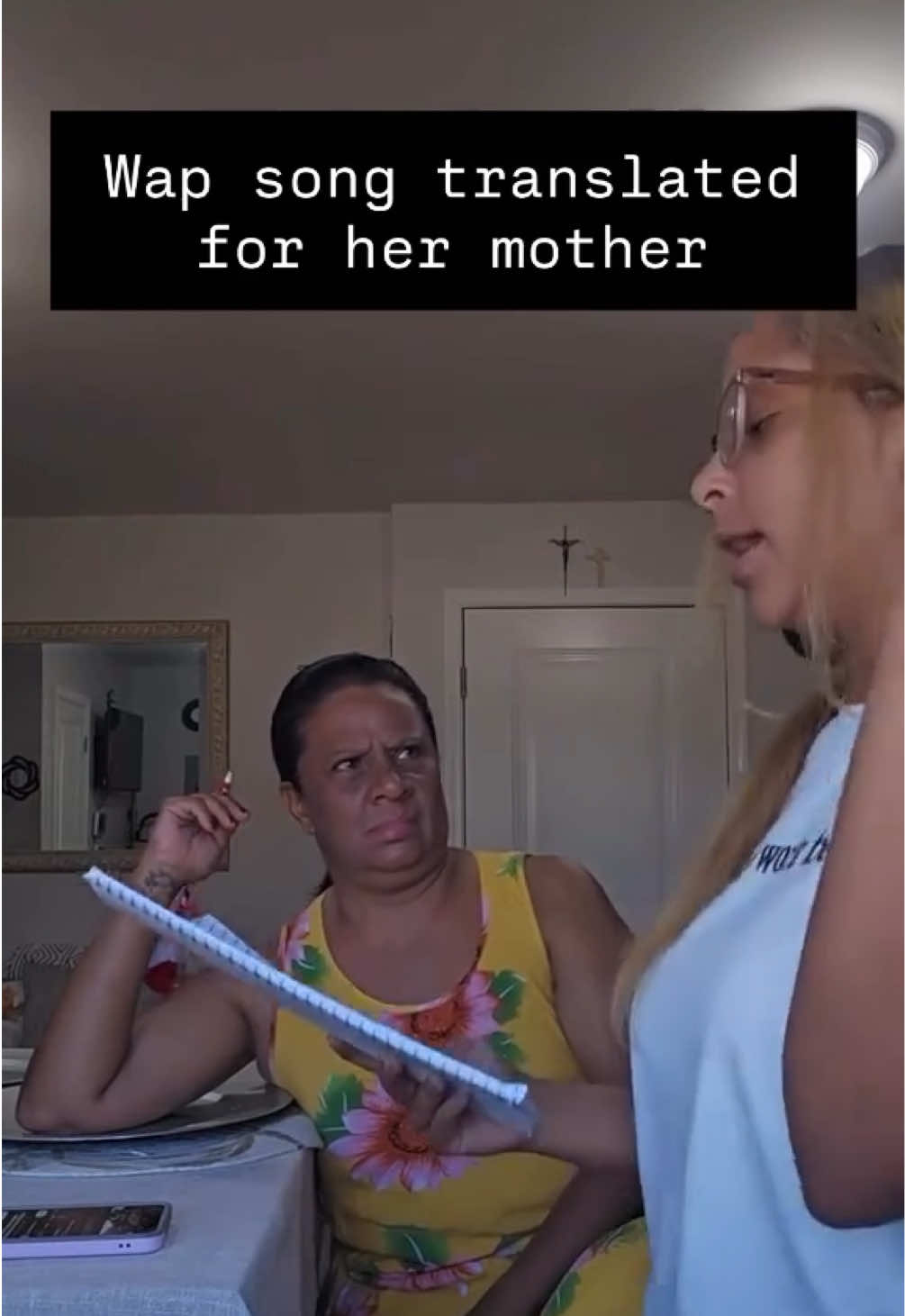 Mom couldn’t believe what she was hearing 😭🤣 🎥 @alicapactually