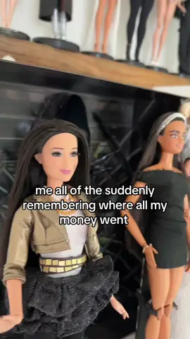 Like it’s so expensive being a doll collector 😣 #dollcollector #fyp #barbie #monsterhigh #relatable 