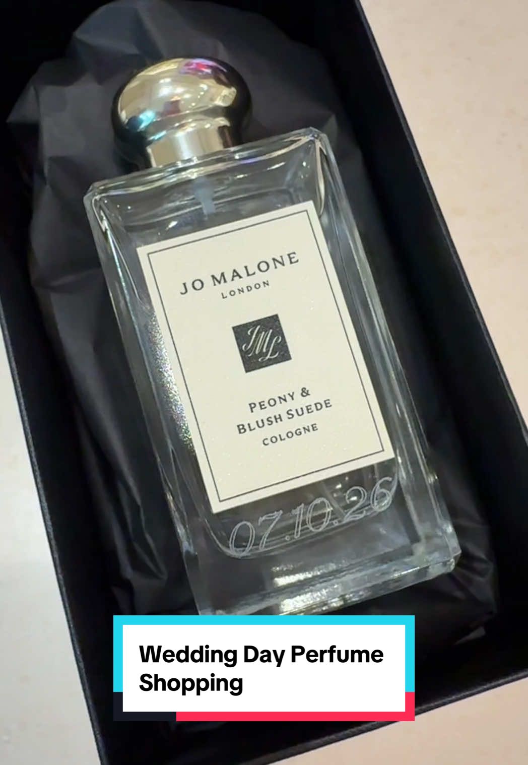 Wedding Day Perfume Shopping ✨with Katalyna✨ Stephen and I had the best time! We loved our experience and our associate at @Jo Malone London , it felt so personal and special! I can’t wait to wear it for all of our bridal and wedding events 🥰 @Teddy Monzo is the best gift giver, I so love and appreciate this 🥹❤️ #jomalone #2026bride #engagementgift #perfume #weddingplanning 