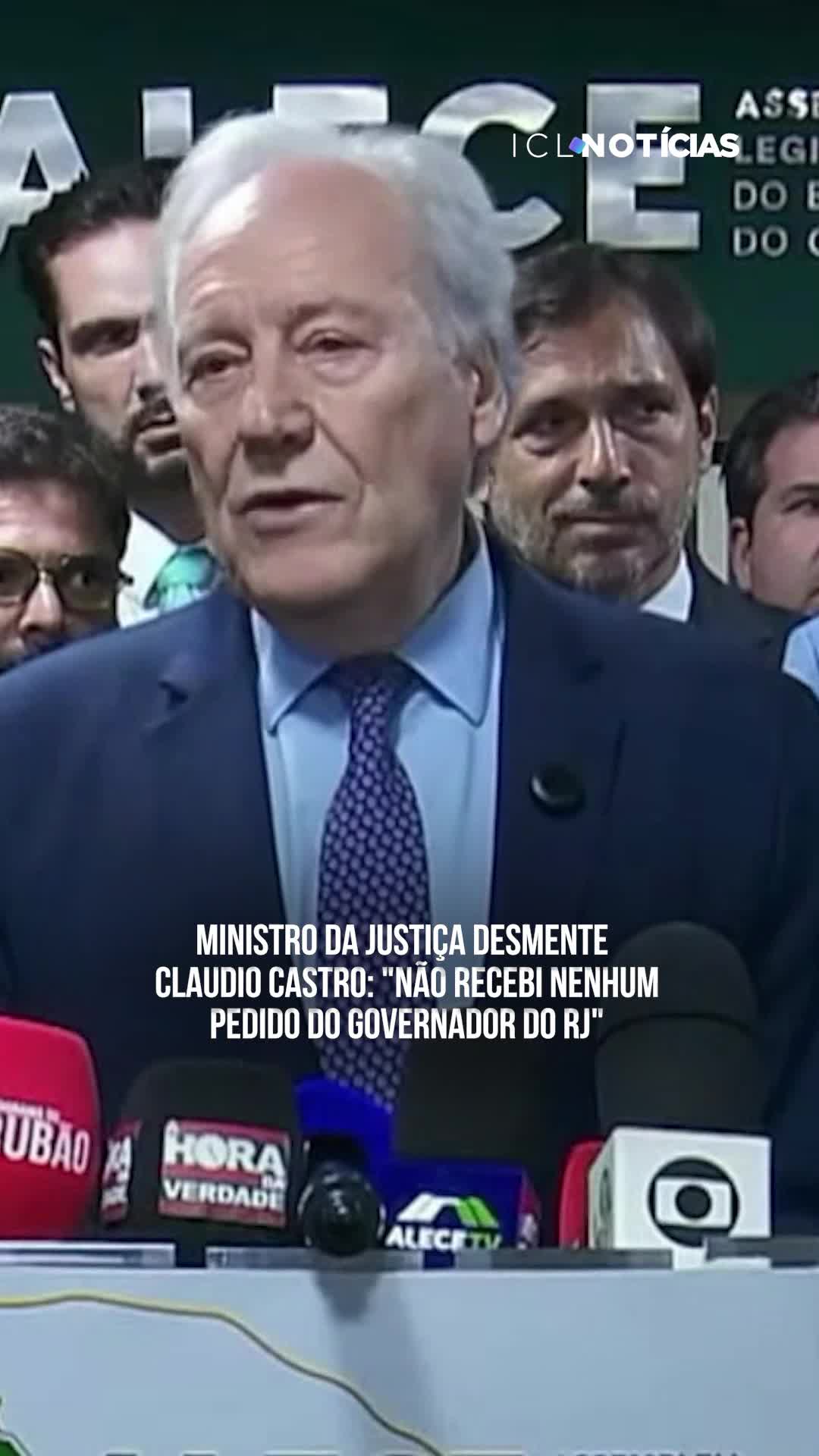 O Ministro da Justiça, Ricardo Lewandowski, desmente o Governador do Rio de Janeiro e diz que não recebeu nenhum pedido de auxílio. O ministro ainda recorda quais os procedimentos para aplicação da GLO. Veja mais no Portal ICL Notícias: iclnoticias.com.br #noticias #icl #notícias