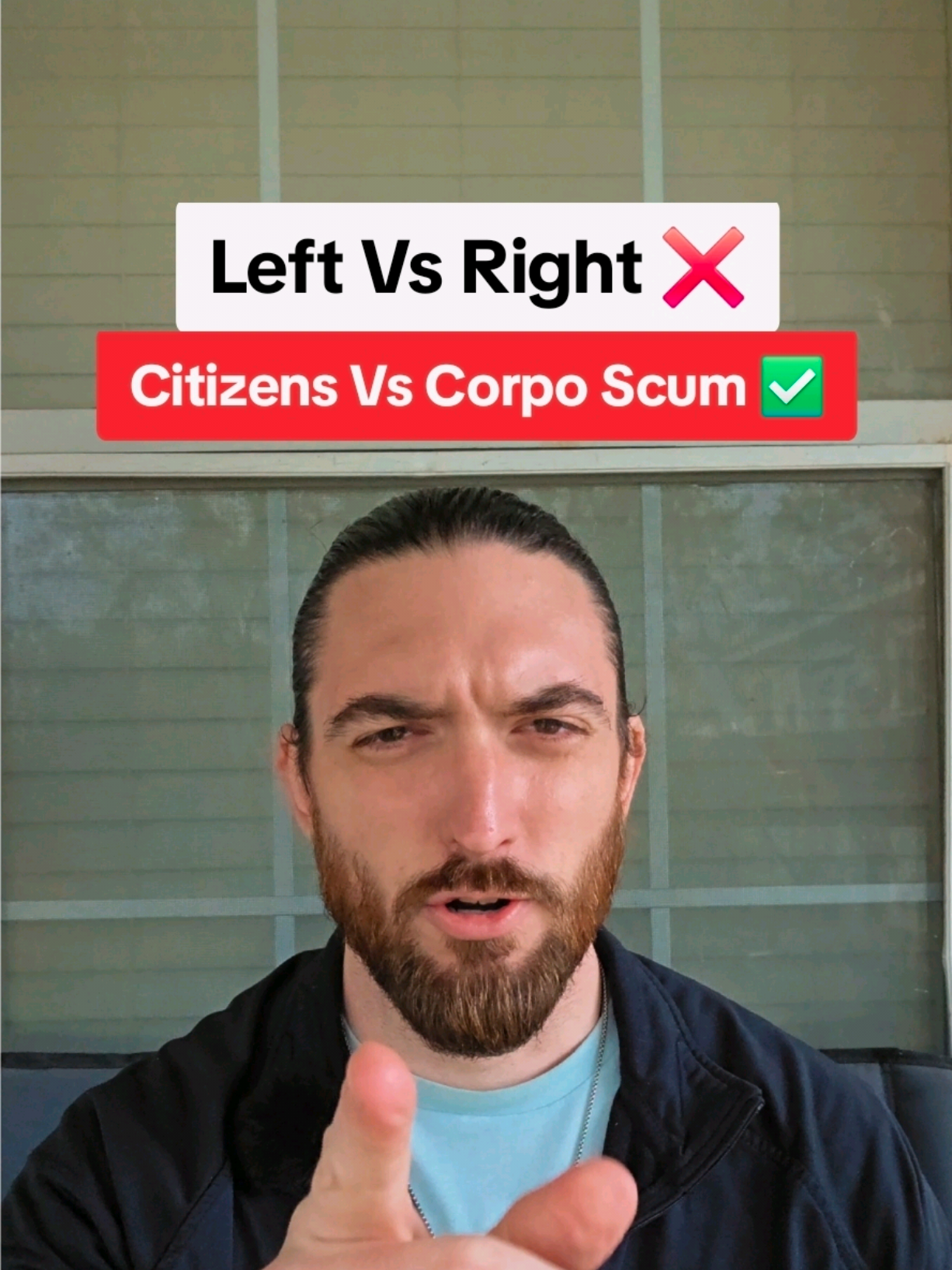 The Corpos want us DIVIDED. Left/right instead of us/them. Corporations pay just enough to keep people from demanding change.  Just enough to keep people dependent on the government. We're losing track of the real problem. #Corporations #Corpo #EBT #Welfare #Rant 